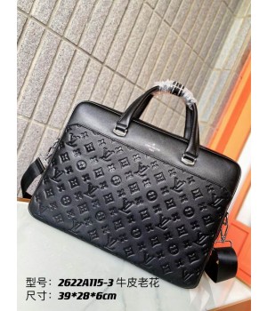 Louis Vuitton Bags Men LV briefcase 115-3 39X28X6cm XM 2colour