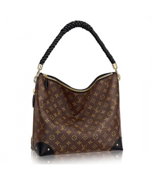 Louis Vuitton M44130 Triangle Softy Hobo Bag Monogram Canvas