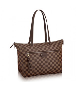 Louis Vuitton N41013 Iena MM Shoulder Bag Damier Ebene Canvas