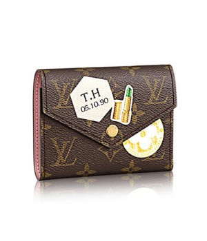 Louis Vuitton P00182 Victorine Wallet My World Tour Monogram Canvas