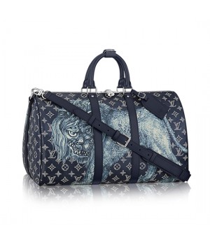Louis Vuitton M54129 Keepall 45 Bandouliere Duffel Bag Monogram Canvas