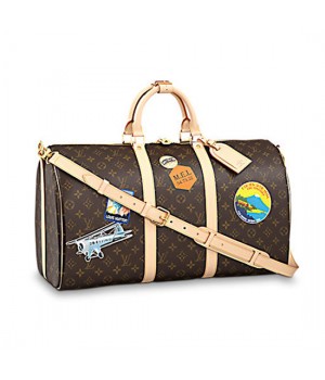 Louis Vuitton Keepall Bandouliere 45 P00153 Monogram Canvas My World Tour Bag
