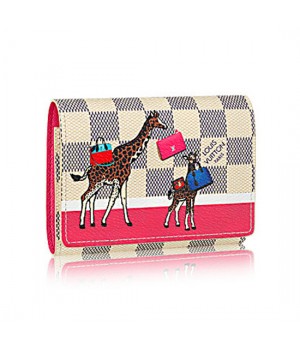 Louis Vuitton Victorine Wallet N60059 Damier Azur Canvas