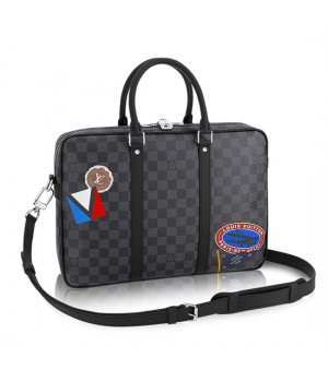 Louis Vuitton Porte-Documents Voyage PM N41053 Damier Graphite Canvas