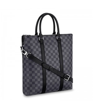 Louis Vuitton Anton Tote N40000 Damier Graphite Canvas