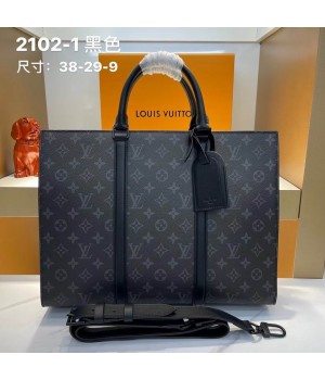 Louis Vuitton Bags Men LV briefcase 2102-1 38X9X29cm WP