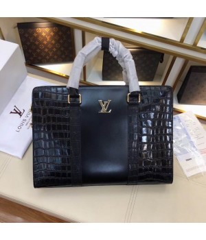 Louis Vuitton Bags Men LV briefcase 66432-1 38X29X7cm WP-1