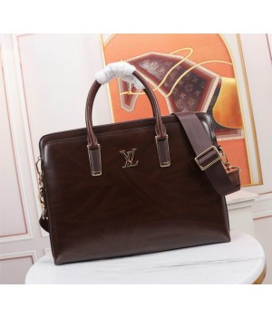 Louis Vuitton Bags Men LV briefcase 8321-1 39X30X8cm WP 2colour