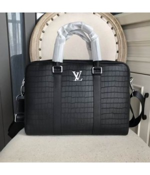 Louis Vuitton Bags Men LV briefcase 9848-1 39X28X7cm XM