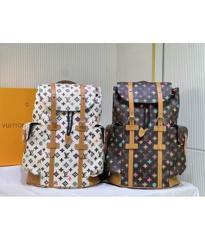 Louis Vuitton Backpack Monogram Craggy Canvas Christopher M25240 38x44x12.5cm ss