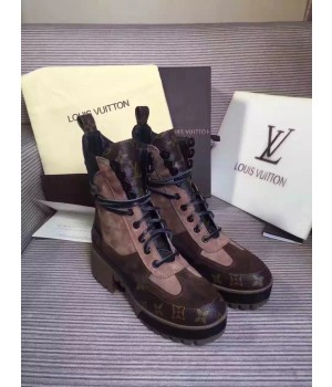 Louis Vuitton Palm Canyon Desert Boots in Khaki 1A157D 2016 (GD4032-6092031 )