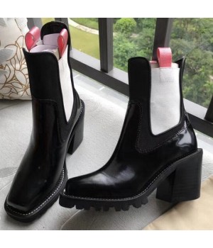 Louis Vuitton Patent Leather Limitless Ankle Boot Black/White 2018 (GD2057-8082149 )