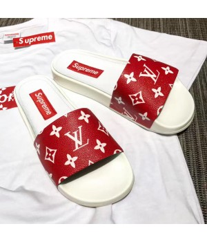 Louis Vuitton Monogram Canvas Supreme Mules Sandals 2017 (GD3014-7070752 )