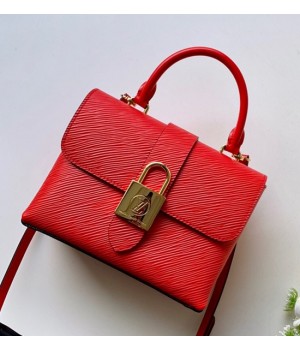 Louis Vuitton Locky BB Top Handle Bag in Epi Leather M53239 Red 2019 (KD-9021419 )