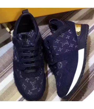 Louis Vuitton Run Away Sneaker Denim Canvas Blue 2017 (GD5023-7080716 )