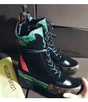 Louis Vuitton Pokerface Platform Desert Boot 1A2VXR 2017 (GD5023-7080724 )