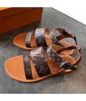 Louis Vuitton Formentera Flat Sandal 1A57ZI Monogram 2019  (EM-9040439 )