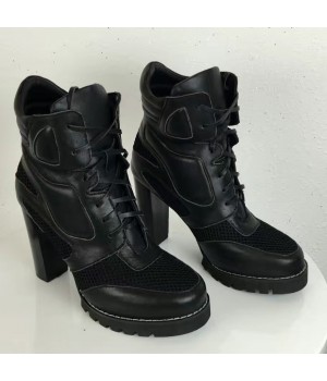 Louis Vuitton Digital Gate Ankle Boot 1A26JY Black 2016 (GD5033-6102015 )