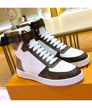 Louis Vuitton Boombox High-Top Sneaker Boot 1A5MWJ 2019 (1054-9070306 )
