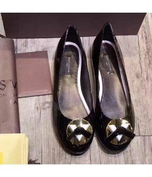 Louis Vuitton Lucky Charm Patent Calfskin Flat Ballerina Black (GD2083-6102006 )
