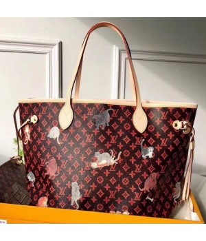 Louis Vuitton Transformed Monogram Canvas Neverfull MM Bag M44441 Brown/Orange 2019 (XLJ-8121928 )
