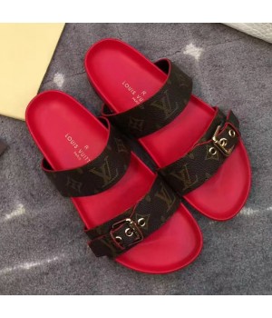 Louis Vuitton Bom Dia Mule 1A29GQ Red 2017 (GD4042-7031829 )