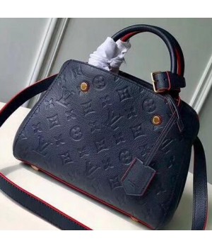 Louis Vuitton Monogram Empreinte Leather Montaigne BB Bag M42747 Marine Rouge 2019 (F-9010910 )