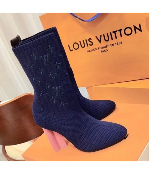 Louis Vuitton Silhouette Ankle Boot 1A3MJ0 Blue 2018 (GD1054-8080752 )