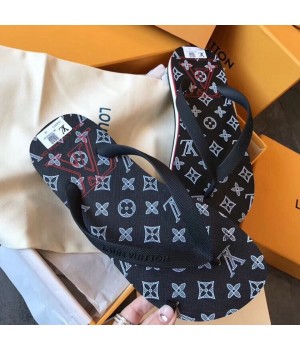 Louis Vuitton Men's Molitor Thong Sandals on Monogram Insock 1A45VG 2019 (EM-9030927 )
