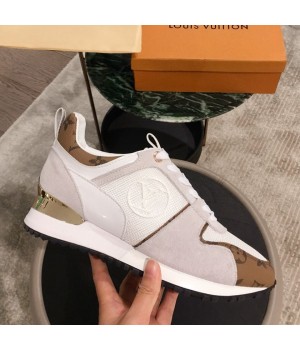 Louis Vuitton Run Away Sneaker 1A4XNL White/Monogram Canvas 2019(For Men and Women) (KL-9031109 )