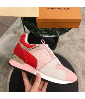 Louis Vuitton Run Away Sneaker 1A4XNL Red/Pink/Light Grey 2019(For Men and Women) (KL-9031112 )