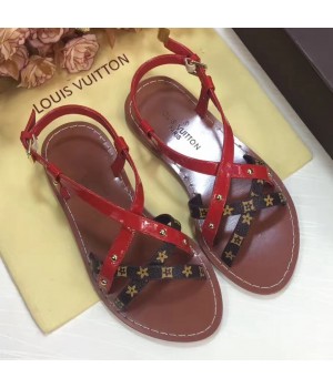 Louis Vuitton Carimbo Sandal 1A2K97 Red 2017 (GD2057-7050512 )