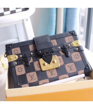 Louis Vuitton Checkerboard Canvas Petite Malle Bag M94219 Brown 2019 (XYS-9011807 )