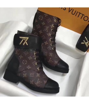 Louis Vuitton Wonderland Ranger Ankle Boots 1A2JCR Monogram/Leather 2017 (GD5023-7082340 )