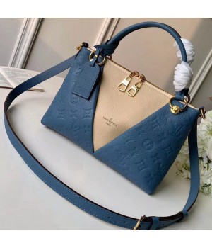 Louis Vuitton Grained Calfskin V Vote BB Bag Blue 2019 (F-9012109 )