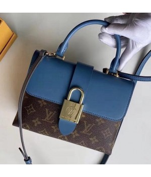 Louis Vuitton Monogram Canvas & Calfskin Lucky BB Bag Blue Jean M44321 2019 (F-9012113 )