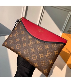 Louis Vuitton Pochette Tuileries Pouch M63936 Burgundy 2019 (KD-9031433 )