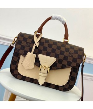 Louis Vuitton Trendy Crossbody Damier Ebene Canvas/Crﾨﾨme Beige 2019 (LVSJ-9041836 )