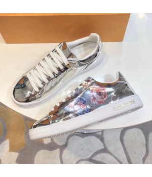 Louis Vuitton Flower Printed STELLAR Sneaker Silver 2018 (GD1054-8090161 )