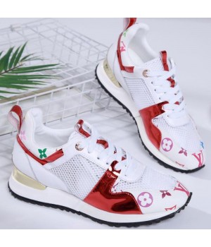 Louis Vuitton LV Run Away Mesh Sneaker Red 2019 (HZ-9031162 )