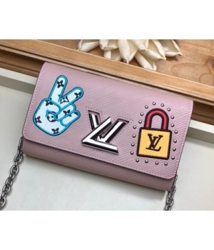 Louis Vuitton Twist Chain Wallet in Epi Leather M63320 Pink 2019 (JCP-9021407 )