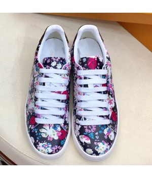 Louis Vuitton Frontrow Flower Print Sneaker 1A5N7W Black/Red/White 2019 (1050-9062113 )