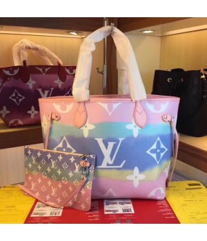 Louis Vuitton Monogram Canvas Original NEVERFULL M45128 pink