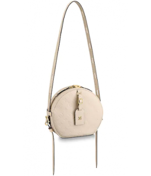 Louis Vuitton Monogram Empreinte BOITE CHAPEAU SOUPLE M45276 ivory