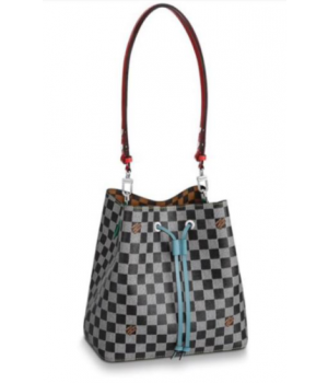 Louis Vuitton Nicolas Ghesquiere Damier Neonoe MM N40229 Blue