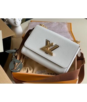Louis vuitton original epi leather TWIST M50280 white