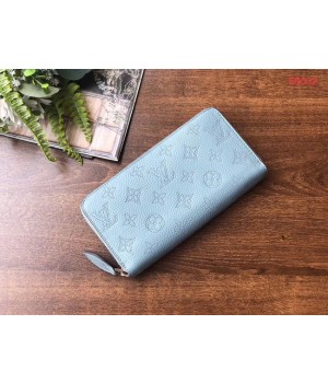 Louis vuitton original Iris ZIPPY Wallet M69032 blue