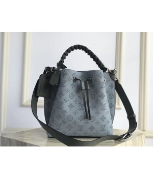 Louis Vuitton original Mahina Leather MURIA M55800 blue