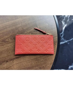 Louis Vuitton Original Monogram Empreinte Wallet M68712 red