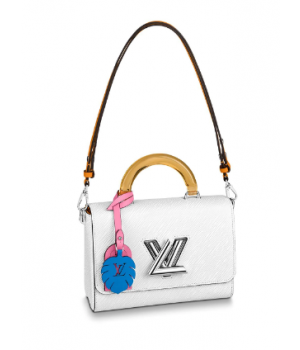 Louis vuitton original TWIST Medium tote bag M56132 white
